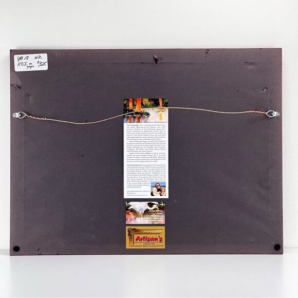 Original Watercolor Coy Koi Fish painting signed artist Judee Brooks - Picture 5 of 8